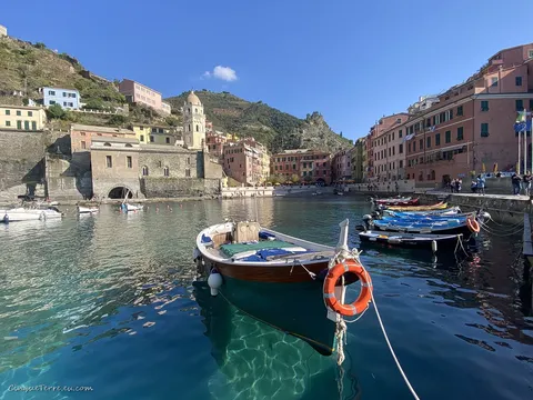 Båt i Vernazza