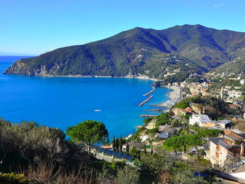 Moneglia, panorama from the hills