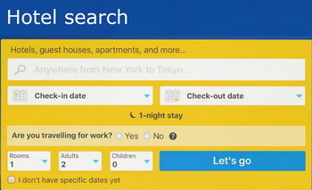 Hotel search