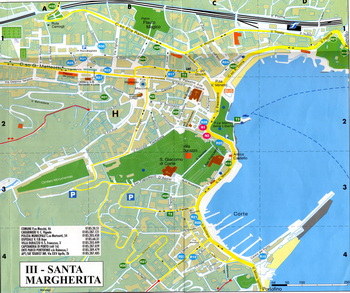 Mappa di Santa Margherita Ligure
